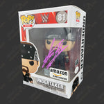 Undertaker signed WWE Funko POP Figure #81 (Amazon Exclusive Boneyard w/ JSA) Signed By Superstars 