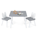 Kid's Room Bundle: Bed Frame + Kids Table and Chairs Set + Toddler Truck Storage Organizer + Kids Vanity Dressing Table