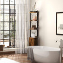 2-Piece Bathroom Storage Bundle: Over-the-Toilet Cabinet + Tall Corner Shelf