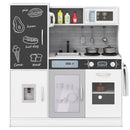 Pretend Play Kitchen with Utensils for Kids Aged 3+-White