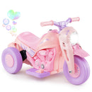 6V Kids Electric Ride on Motorcycle with Bubble Maker and Music