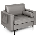 Living Room Set: Floor Lamp + Accent Chair + 3-Seat Sofa