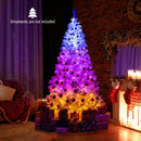 6 Ft Pre-Lit Artificial Christmas Tree with 11 Light Modes