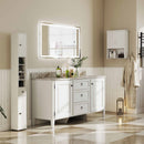 Laundry Room Bundle: 4-in-1 Storage Set Storage Cabinets and Rack Set