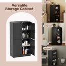Bathroom Cabinet 43.5 inch Storage Cabinet with Doors and Adjustable Shelves