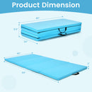 Yoga Set: 4-Panel Gymnastics Mat + Gymnastic Training Parallel Bars