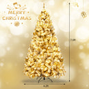 Ultimate Holiday D√©cor Suite: Pre-Lit Snow Flocked Christmas Tree & 50" Recessed Electric Fireplace Set