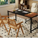 All-in-One Home Office Furniture Bundle - Ergonomic Chair Spacious Desk Multi-Drawer Cart Bookshelf & Accent Chairs
