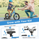 16 Inch Kids Bike Navy with Helmet Protective Set