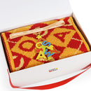 Christmas Gift Set - Socks Gloves Scarf Beanie & Metal Ornament