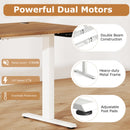 Electric Standing Desk Height Adjustable with 3 Memory Heights Walnut
