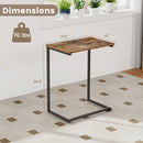 14-Position Adjustable Floor Chair & C-Shaped End Table Set