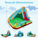Inflatable Water Slide Park 6-in-1 Giant Bounce House without Blower costway5