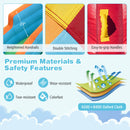 Inflatable Water Slide Park 6-in-1 Giant Bounce House without Blower costway5