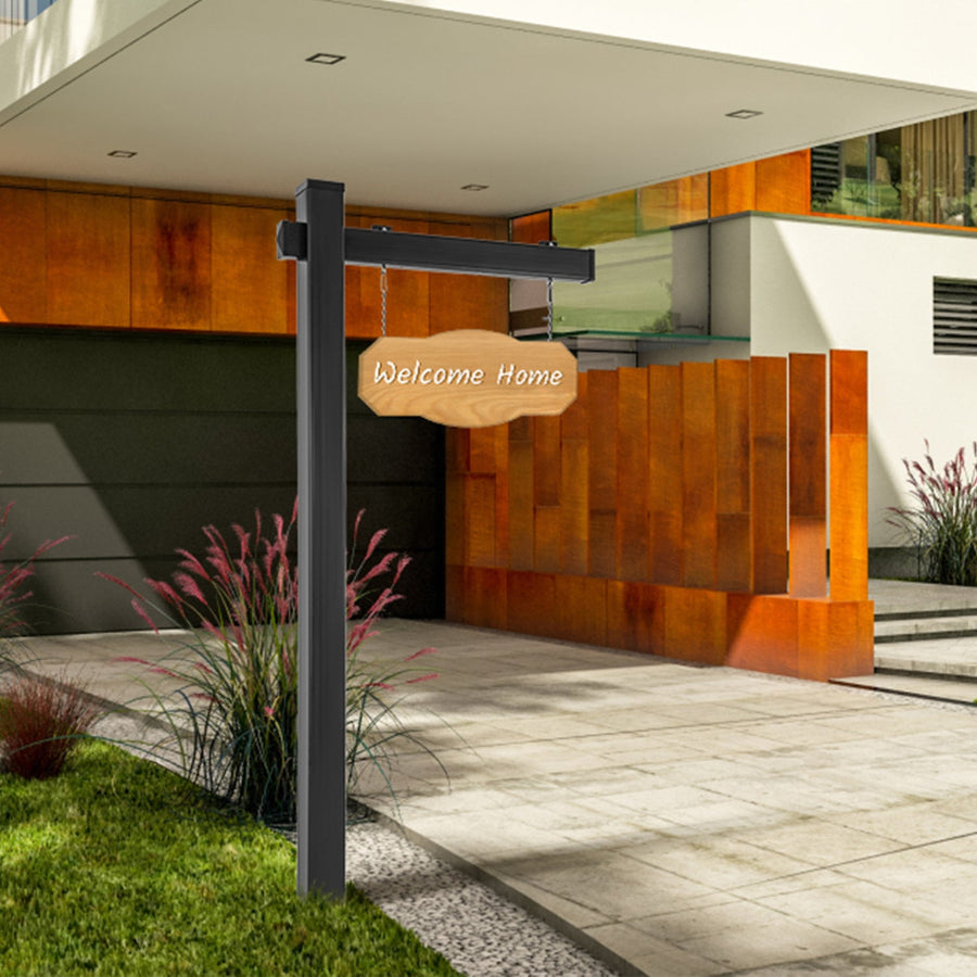 Set of 2 6 Feet Vinyl UPVC Real Estate Realtor Yard Sign Post