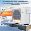 UltrEco Series 24000 BTU 2 Zone 23 SEER2 Mini Split Air Conditioner Wifi Enabled with Heat Pump