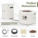 40 000 BTU Fire Pit Table Set with Hideaway Tank Holder