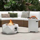 40 000 BTU Fire Pit Table Set with Stainless Steel Burner
