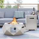 40 000 BTU Fire Pit Table Set with Stainless Steel Burner