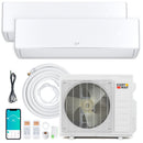 27000 BTU 2-Zone Mini Split Air Conditioner with Heat Pump