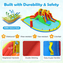 8-in-1 Giant Bounce House with 2 Long Slides for Yard Party with 750W Blower