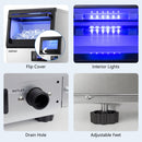 Stainless Steel Spray Ice Maker 80 Lbs Per Day with Clear Hard Ice Machine