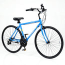 700C Hybrid Bike for Adult with 18-Speed Shimano Drivetrain and Phone Holder