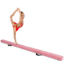 Folding Gymnastics Mat and Portable Floor Balance Beam Set