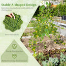 A-Frame Garden Trellis for Climbing Plant with Ground Stake and Cable Tie