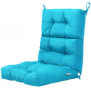 Set of 2 High Back Chair Cushion with Adjustable Height