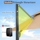 10 FT Cantilever Patio Umbrella with 220 LBS Base