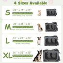 Soft Collapsible Dog Crate with Mesh Windows and 3 Doors