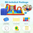 7-in-1 Inflatable Water Slide Bounce House with Dual Slides