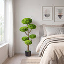 6-Ball Topiary Tree Set of 2 with Weighted Base