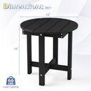 Adirondack Side Table 18x18 Weather-Resistant HIPS