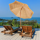 Tiki Beach Umbrella 6.5 Ft with Adjustable Tilt