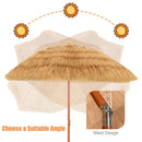 Tiki Beach Umbrella 6.5 Ft with Adjustable Tilt
