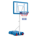 Adjustable Pool Basketball Hoop with Shatterproof Backboard