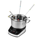 Electric Fondue Pot Set 3.2 QT with 6 Forks and Temperature Control