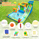 10-in-1 Inflatable Bounce House with Water Slide and Blower