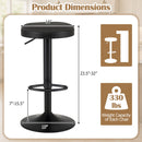Adjustable Bar Stools Set of 2 with Padded Seat