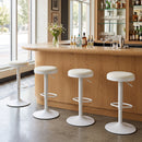 Adjustable Bar Stools Set of 2 with Padded Seat