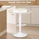 Adjustable Bar Stools Set of 2 with Padded Seat