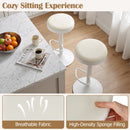 Adjustable Bar Stools Set of 2 with Padded Seat