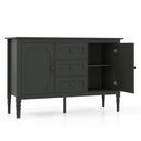 47" Buffet Cabinet with 3 Drawers and Adjustable Shelves