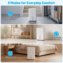 Dehumidifier 135 Pint with Drain Hose for 6500 Sq.Ft