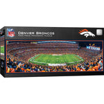Denver Broncos - 1000 Piece Panoramic Jigsaw Puzzle - Center View