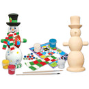 Snowman Wood Paint Set