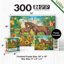 Green Acres - Neighs & Nuzzles 300 Piece EZ Grip Jigsaw Puzzle