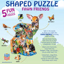 Fawn Friends - 100 Piece Shaped Jigsaw Puzzle